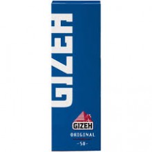 Χαρτάκια Στριφτού GIZEH Βlue Οriginal 50 Χοντρά Φύλλα